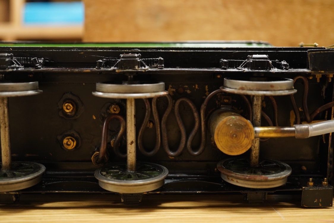 A Gauge One live steam North Eastern Railway 4-4-2 Atlantic tender locomotive, No.731, four cylinder compound, the original locomotive designed by W.M. Smith, Wilson Worsdell’s Chief Draftsman in 1906, with Walschaerts v